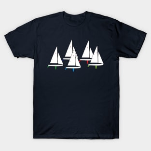 Lightning Sailboats Racing T-Shirt